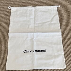 Chloe  x moon boot dust bag